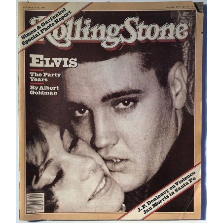 Rolling Stone 1981 No.NO. 355 October 29th Elvis,Simon & Garfunkel,Jeff Beck Magazine