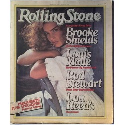 Rolling Stone : Brooke Shields,Louis Malle,Lou Reed - used magazine