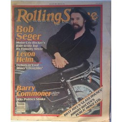 Rolling Stone : Bob Seger,Levon Helm,Gary Numan - used magazine