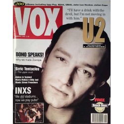 VOX : U2,Bono,Ozric Tentacles,Inxs - used magazine