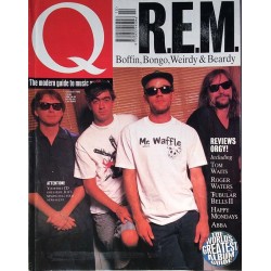 Q 1992 No.October R.E.M.,Tom Waits,Roger Waters,Happy Mondays Magazine