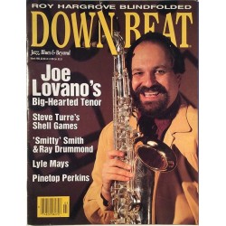 Down Beat : Joe Lovano,Lyle Mays,Pinetop Perkins - used magazine