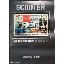 Scooter: Push the beat for this jam : Promojuliste 59cm x 82cm - used original promo poster