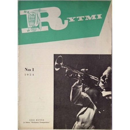Rytmi 1954 No.N:o 1 John Lewis,Count Basie Magazine