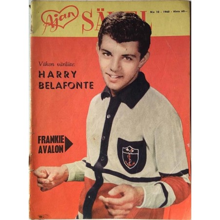 Ajan SÄVEL : Harry Belafonte,Frankie Avalon - used magazine