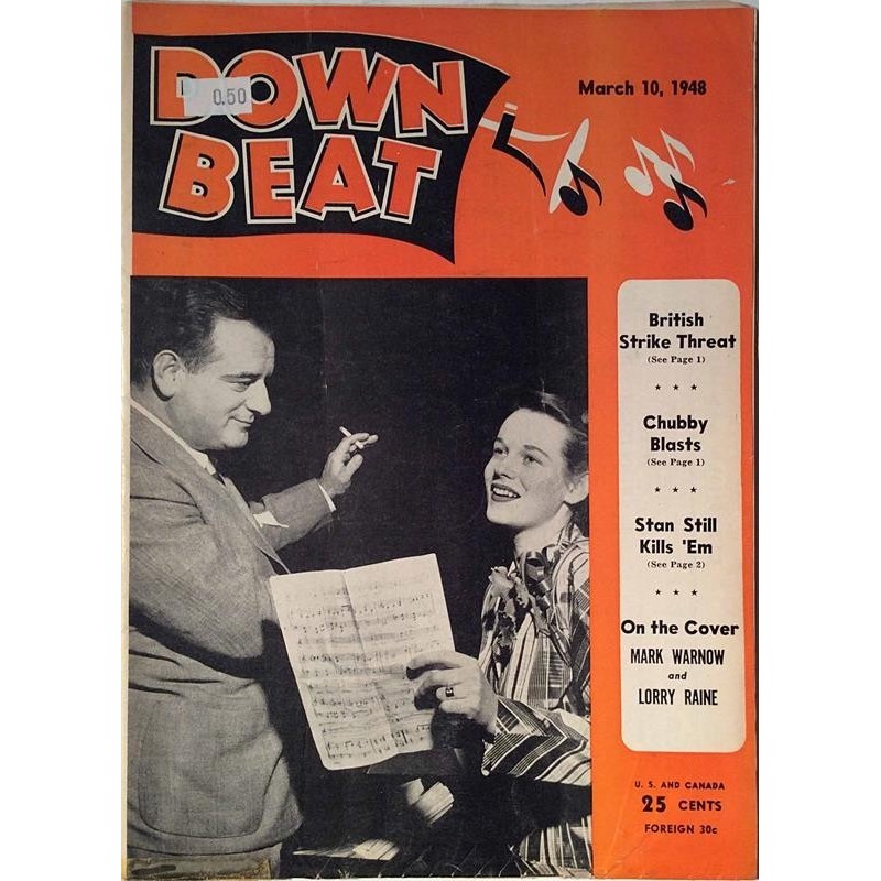 Down Beat : Chubby Jackson - begagnade magazine