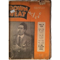Down Beat 1948 No.Jan. 14 Charlie Ventura Magazine