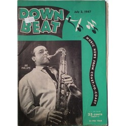 Down Beat 1947 No.July 2 Joe Phillips Magazine