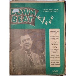Down Beat 1947 No.October 22 Joe Mooney Magazine