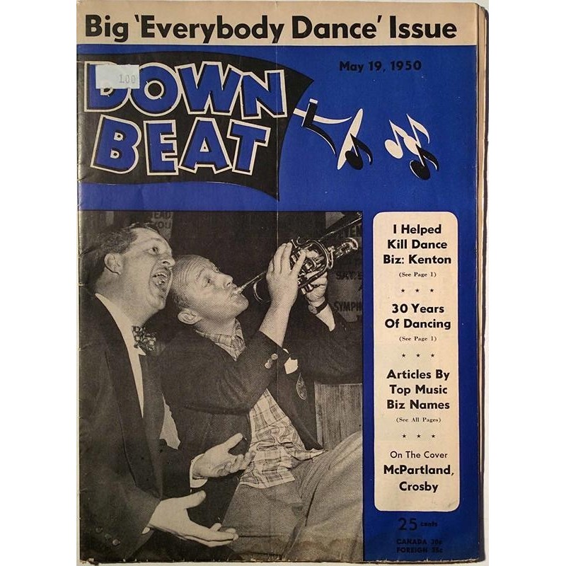 Down Beat 1950 No.May 19 Ray Anthony Magazine
