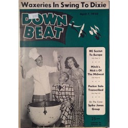 Down Beat : Charlie Parker,Spike Jones - used magazine