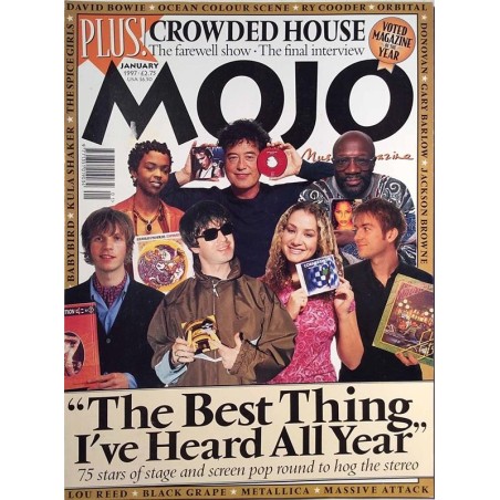 Mojo 1997 No.January Pretty Things,Crowded House Magazine