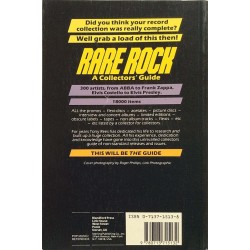 Rare Rock a collectors’ guide: Tony Rees  kansi VG- sisäsivut EX Käytetty kirja