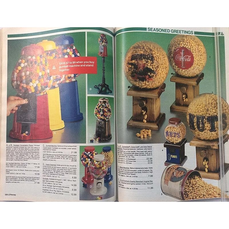 JCPenney Christmas 1986: Postimyyntiluettelo  kansi VG sisäsivut VG+ Käytetty kirja