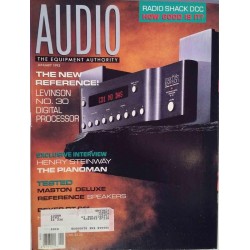 Audio 1993 No. JANUARY New Reference! Levinson NO.30 digital prosessor Magazine
