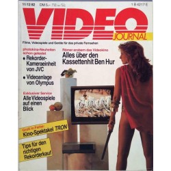 Video Journal 1982 No. 11/12 82 Filme, Videospiele und Geräte fur Fernsehen Magazine