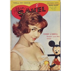 Ajan Sävel 1957 No. N:o 12 Dany Carell, Ray Danton Magazine