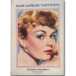 Ajan Sävel 1957 No. N:o 18 Natalie Wood, Etchika Choureau Magazine