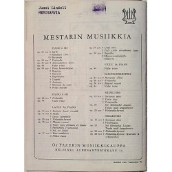 Musiikkiviesti 1955 No. 11B Jean Sibelius Magazine