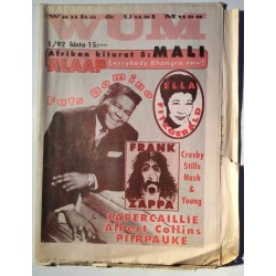 WUM Wanha & Uusi Musa : Fats Dmino,Frank Zappa,Piirpauke - used magazine