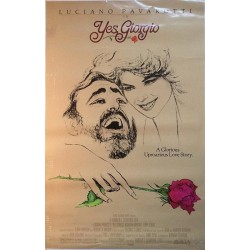 Pavarotti Luciano: Yes Giorgio : Elokuvajuliste 66cm x 100cm - Used soundtrack poster