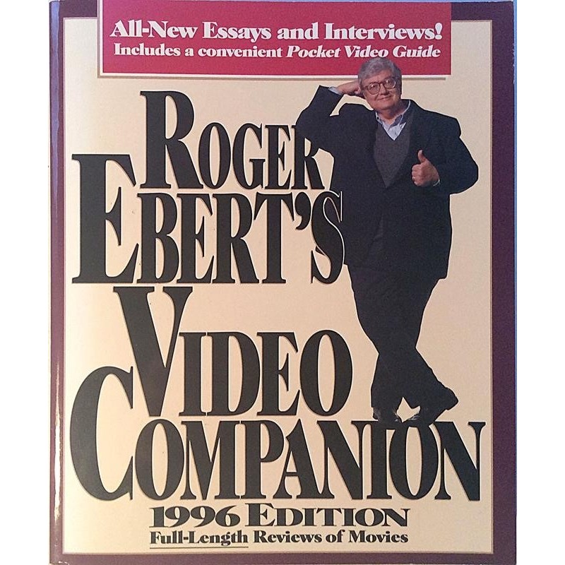 Video Companion Roger Ebert’s: 1996 edition  kansi EX sisäsivut EX Käytetty kirja
