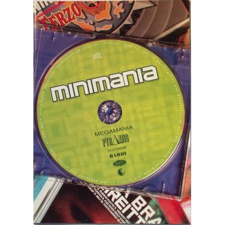 Minimania mid-price luettelo: Megamania Pyramid Plutonium Bardi AMT  kansi EX sisäsivut EX Käytetty kirja