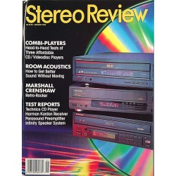 Stereo Review 1992 No. January How to get better sound without moving Magazine