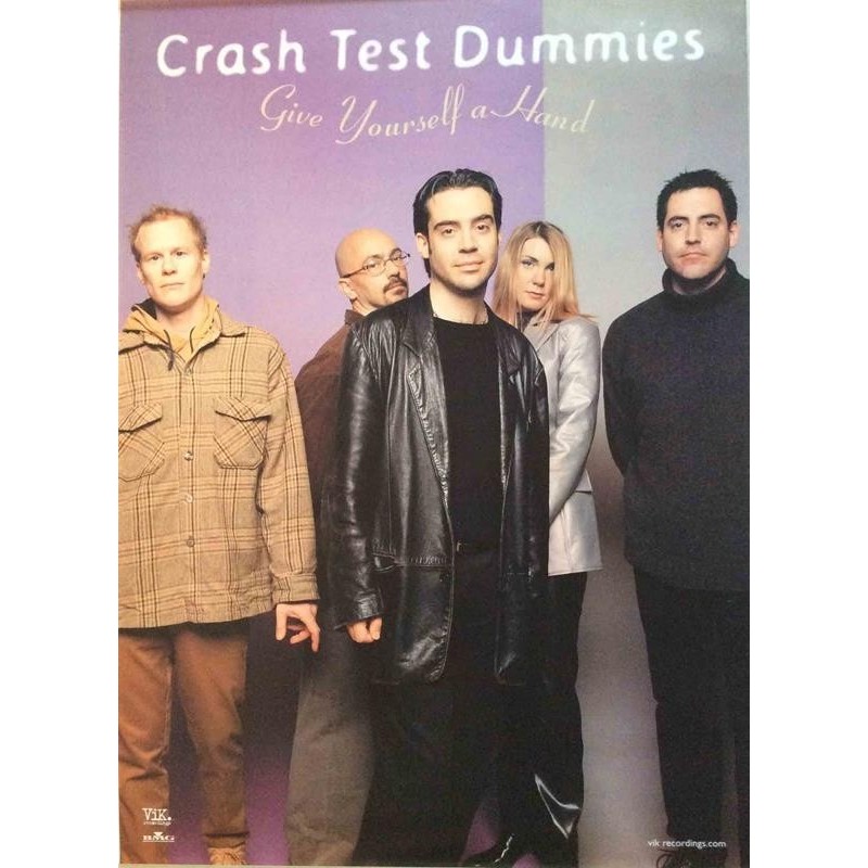 Crash Test Dummies: Give yourself a hand : Promojuliste 47cm x 68cm - JULISTE