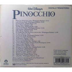 SOUNDTRACK DISNEY : PINOCCHIO - uusi cd, kansipaperi kopioitu