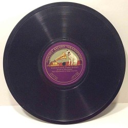 Kreisler Fritz: Variations (Tartini-Kreisler) yksipuoleinen levy  kansi muovi / paperikansi levy VG savikiekko gramofonilevy
