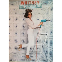 Houston Whitney: Greatest Hits : Promojuliste 47cm x 68cm - used original promo poster