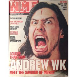New Musical Express : Andrew WK,Radiohead,Oasis - used magazine