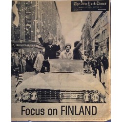 New York Times 1964 No. March 15 Focus on FINLAND Magazine