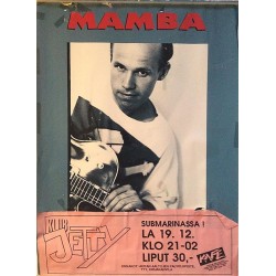 Mamba : Keikkajuliste 41cm x 58cm - original concert poster