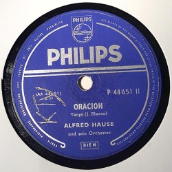 Hause Alfred : Tango della notte / Oracion - shellac 78 rpm record
