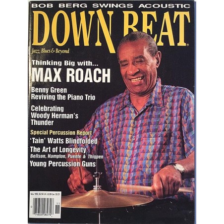 Down Beat : Max Roach,BennyGreen,Woody Herman - used magazine