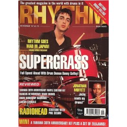 Rhythm 1997 No. November Danny Goffey,Supergrass Magazine