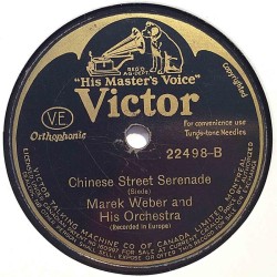 Weber Marek : Japanese Lantern Dance / Chinese Street Serenade - shellac 78 rpm record