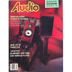 Audio 1991 July Monitor audio studio 10 speaker expensive, but.. Magazine