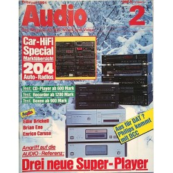 Audio Der Magazin fur HiFi 1991 Februar Car-HiFi Special 204 Auto-Radios Magazine