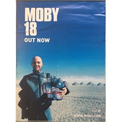 Moby 18 : Promojuliste 49cm x 69cm - begagnat original promo poster