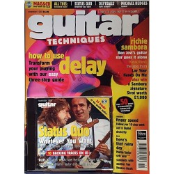 Guitar Techniques 1998 11 Status Quo,Bon Jovi,Steve Vai musiikkilehti