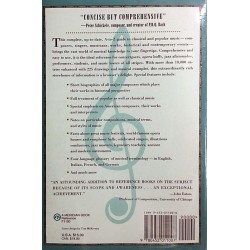 NEW INTERNATIONA - DICTIONARY OF MUSIC koko 23 x 15 cm 617 sivua
