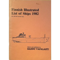 Finnish Illustrated List of Ships 1982 : Hannu Vapalahti - Used book
