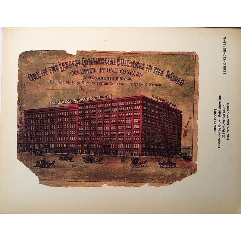 Sears, Roebuck Catalogue: 1902 Edition  kansi EX- sisäsivut EX Käytetty kirja