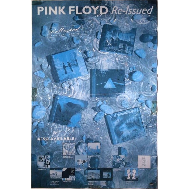 Pink Floyd: Re-Issued : Promojuliste haalistunut 50cm x 75cm - JULISTE