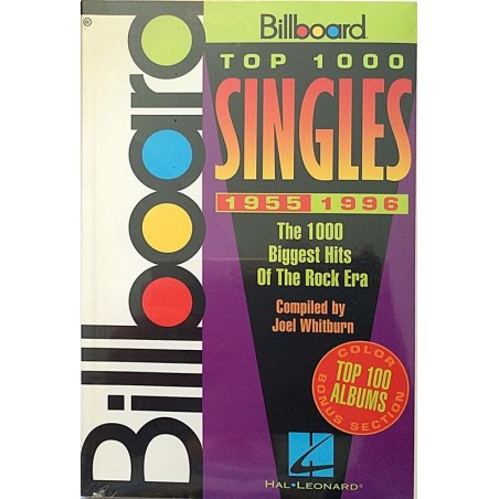 BILLBOARD - TOP 1000 SINGLES 1955-96 koko 23 x 15 cm 141 sivua