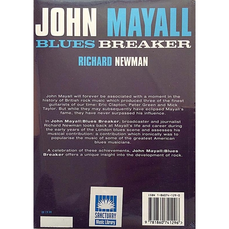 MAYALL JOHN - BLUES BREAKER koko 20 x 15 cm 186 sivua