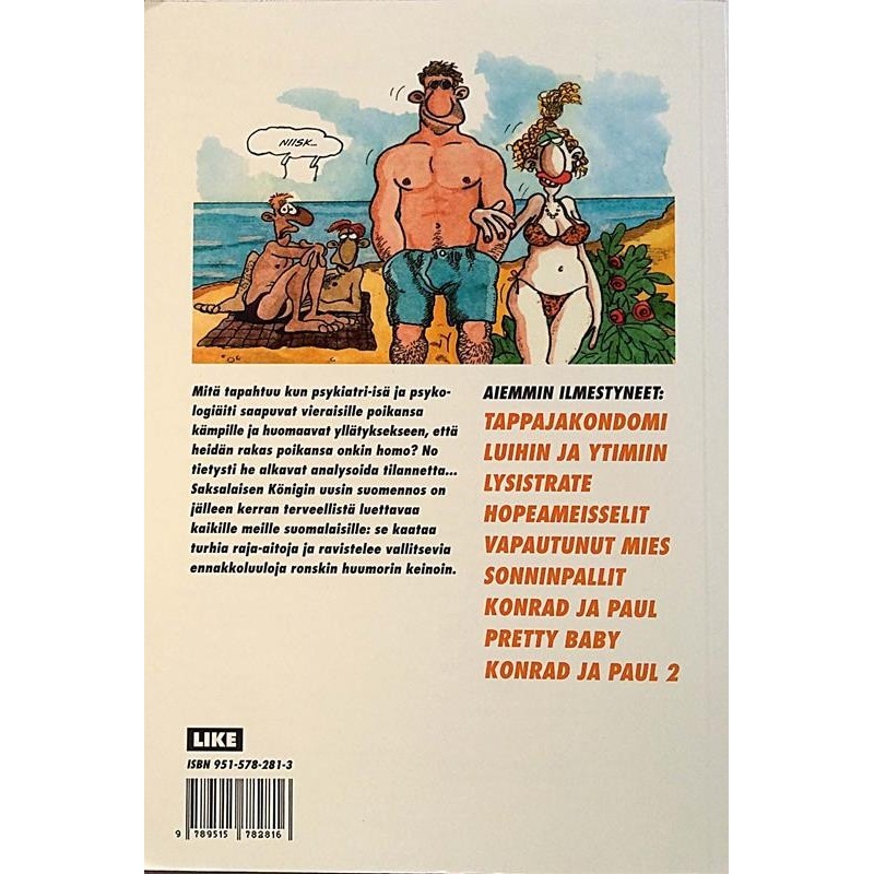 SARJAKUVA - KÖNIG: BEACH BOYS koko 17 x 25 cm 142  sivua